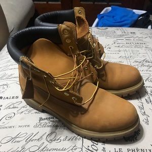 Timberland construction boot